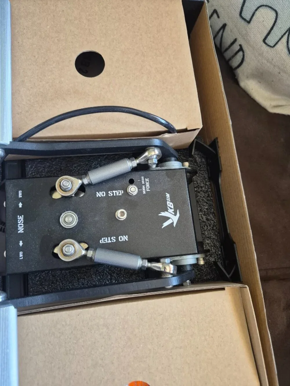 Flight Simulator Pedals. VKBsim T-Rudder Mk.IV flight simulation rudder pedals